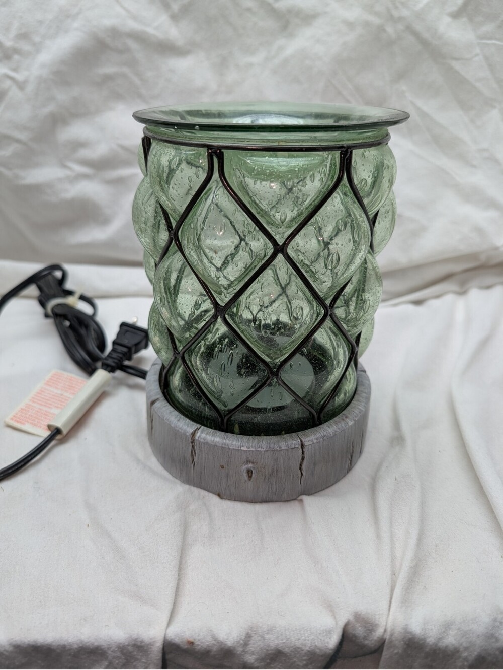 Scentsy Country Light Wax Warmer Lampshade Rustic Farmhouse Retired
